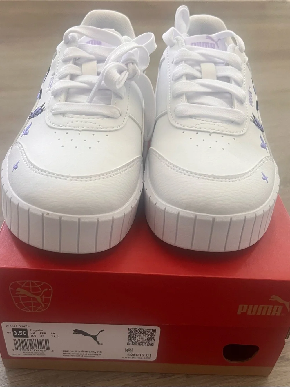 Puma white kids